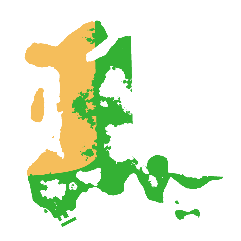 Biome Rust Map: Procedural Map, Size: 3000, Seed: 2072118703