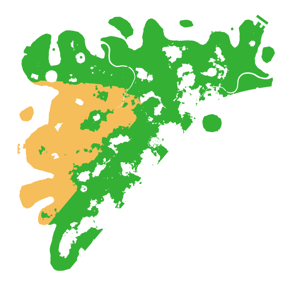 Biome Rust Map: Procedural Map, Size: 4500, Seed: 1767522081