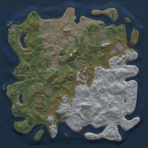 Thumbnail Rust Map: Procedural Map, Size: 4750, Seed: 1283673152, 19 Monuments