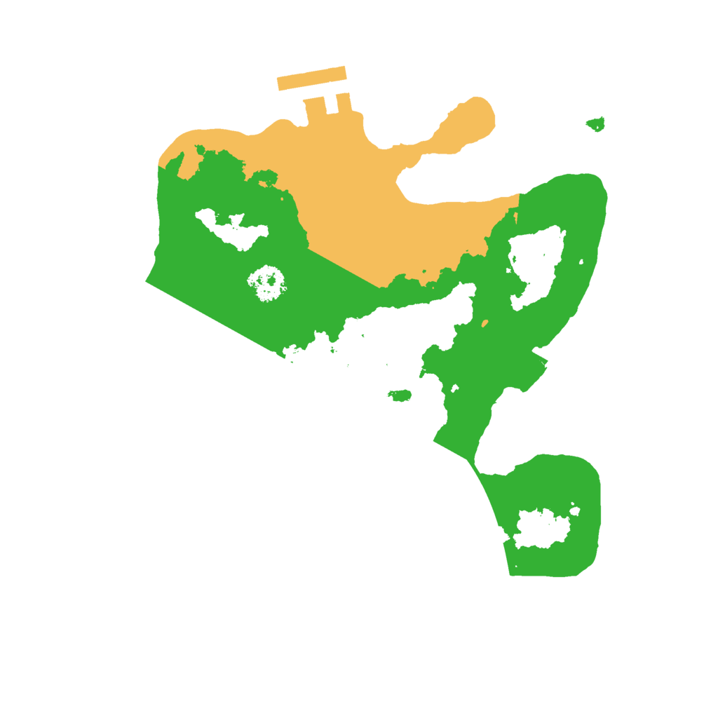 Biome Rust Map: Procedural Map, Size: 2100, Seed: 2174369