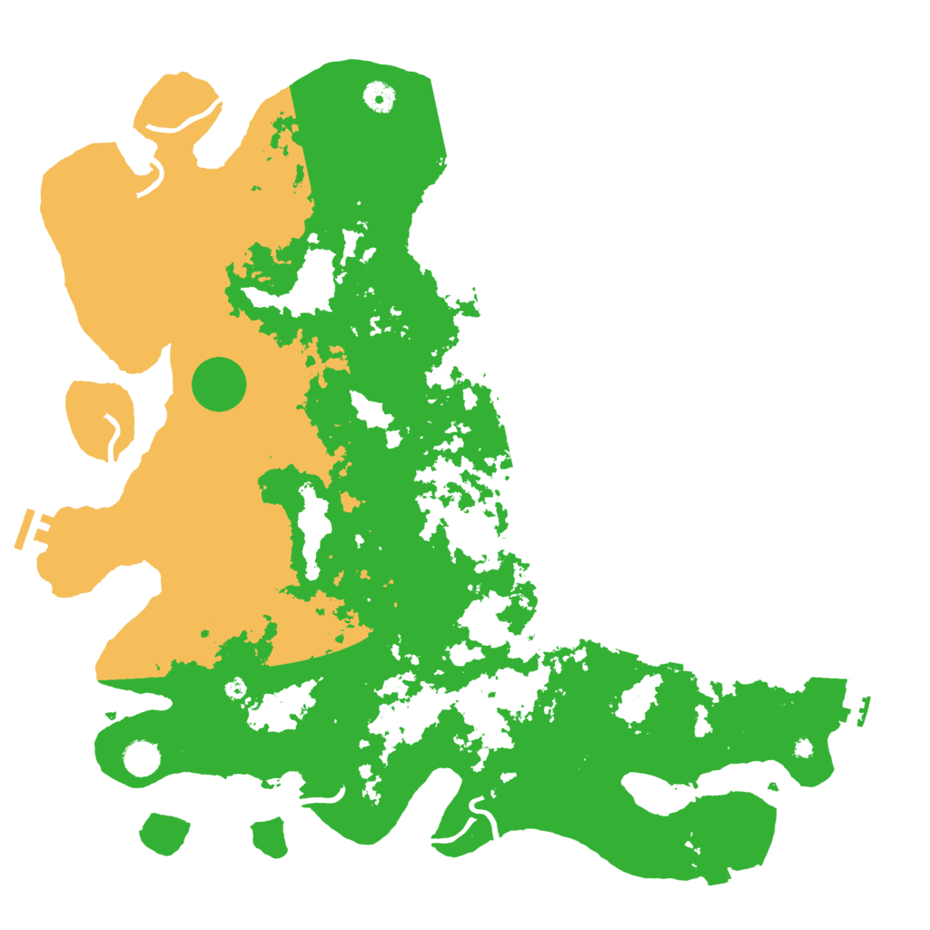 Biome Rust Map: Procedural Map, Size: 4500, Seed: 649701678