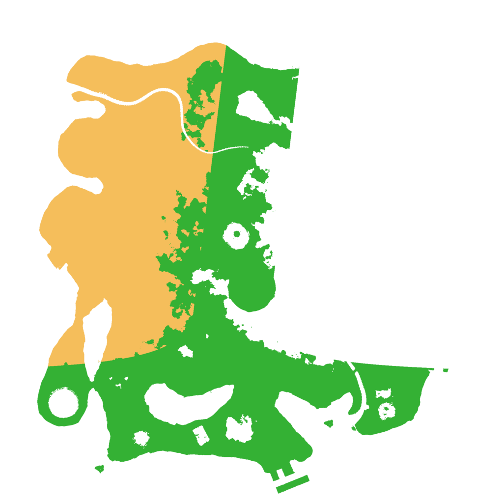 Biome Rust Map: Procedural Map, Size: 3000, Seed: 848464623