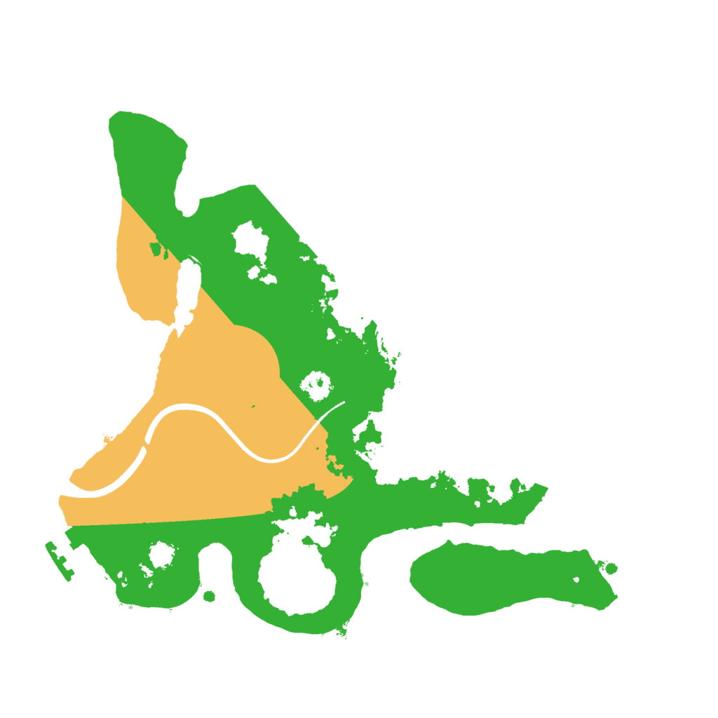 Biome Rust Map: Procedural Map, Size: 2500, Seed: 658987