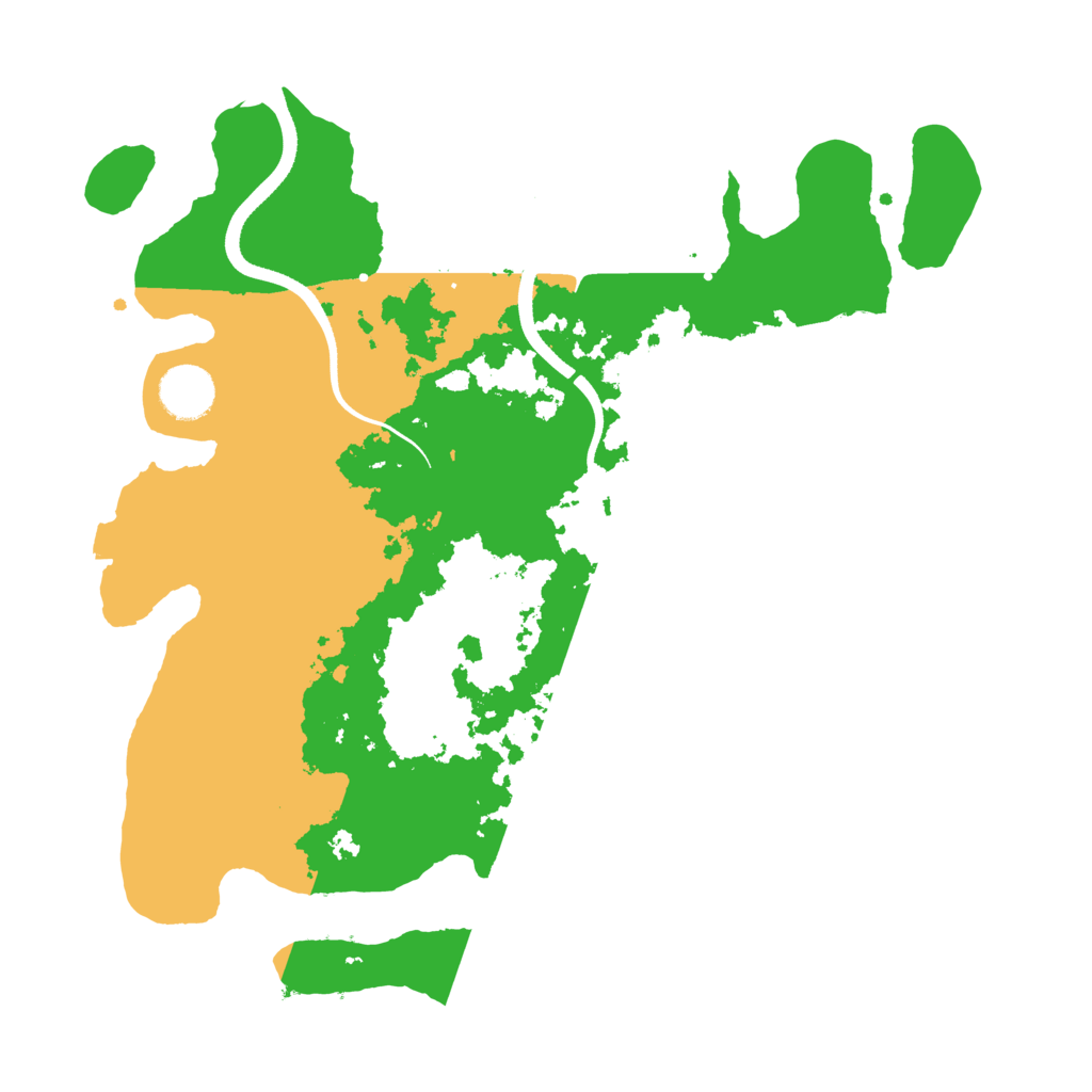 Biome Rust Map: Procedural Map, Size: 3500, Seed: 1863764346
