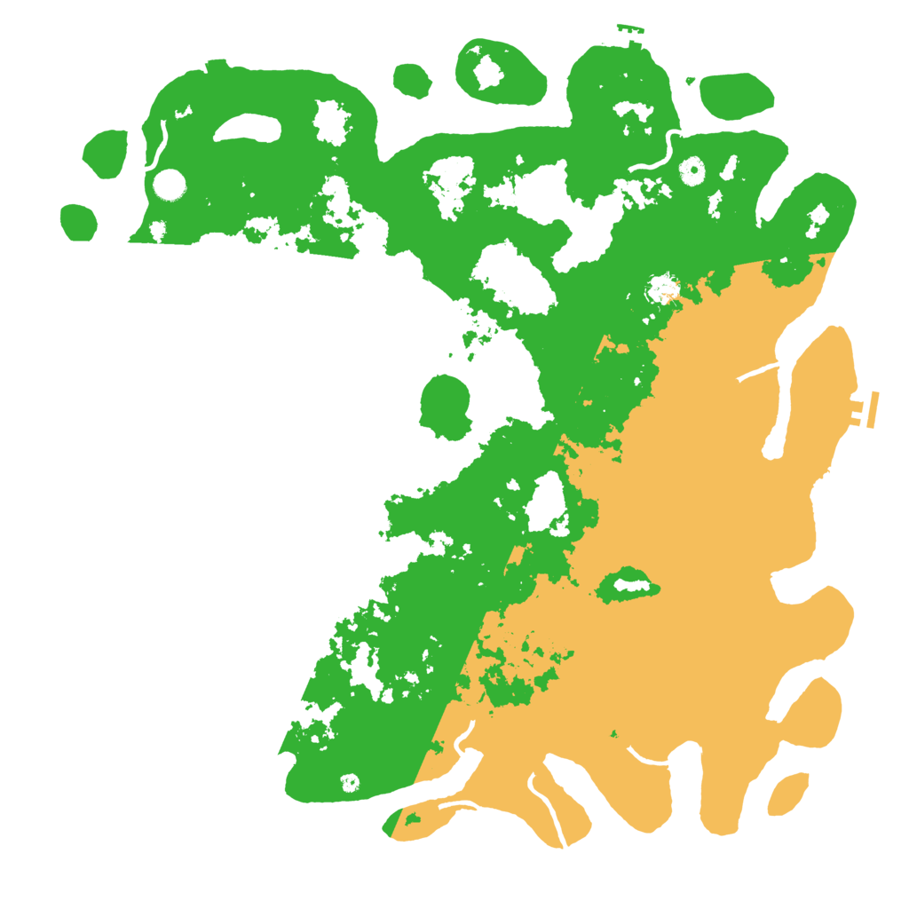 Biome Rust Map: Procedural Map, Size: 5000, Seed: 609339415