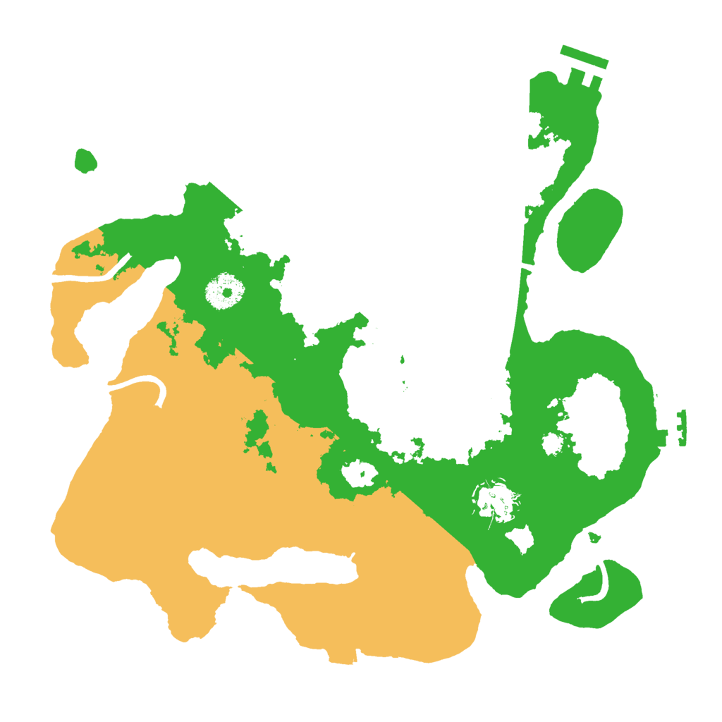 Biome Rust Map: Procedural Map, Size: 3000, Seed: 782907104