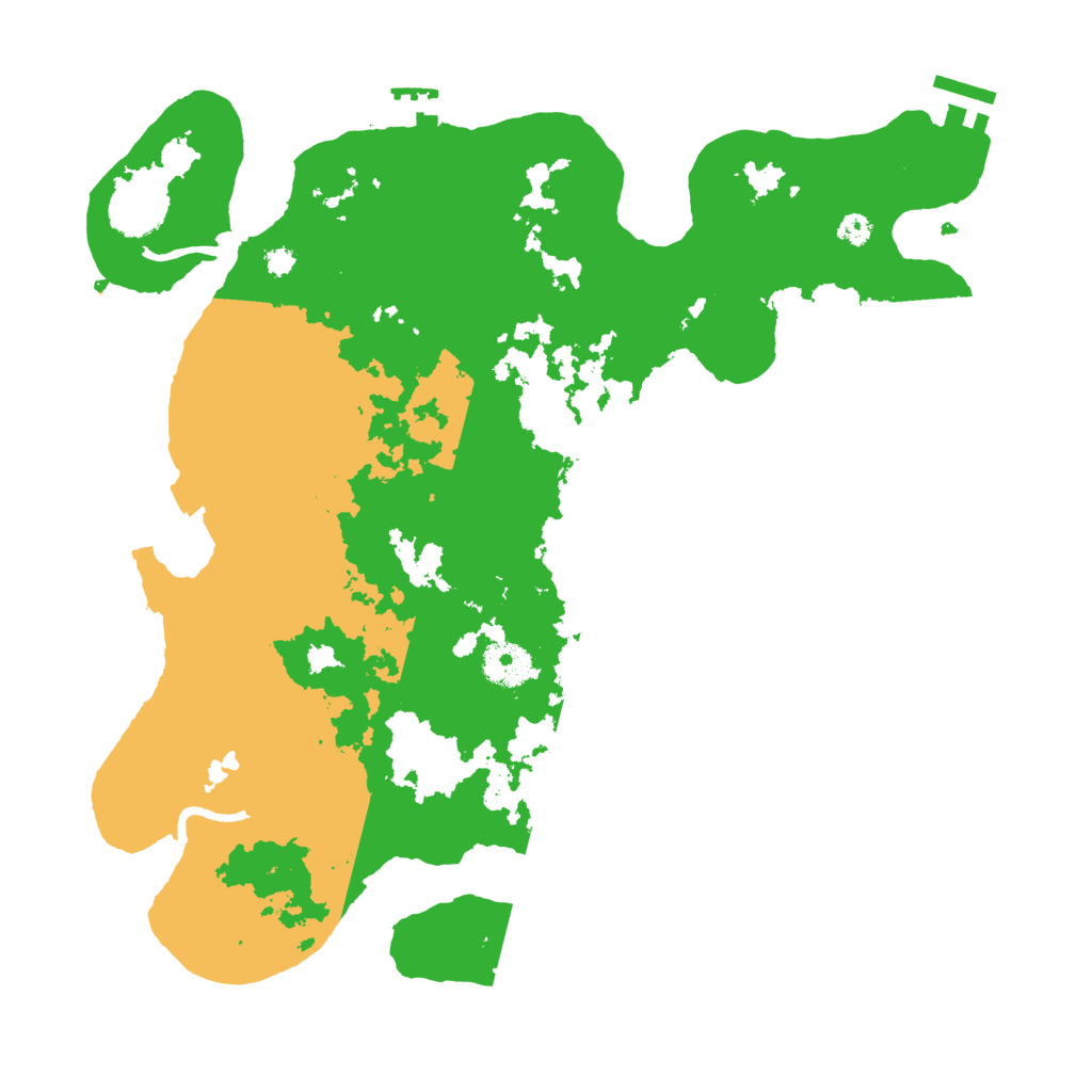 Biome Rust Map: Procedural Map, Size: 3500, Seed: 697123498