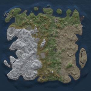 Thumbnail Rust Map: Procedural Map, Size: 4250, Seed: 20240704, 19 Monuments