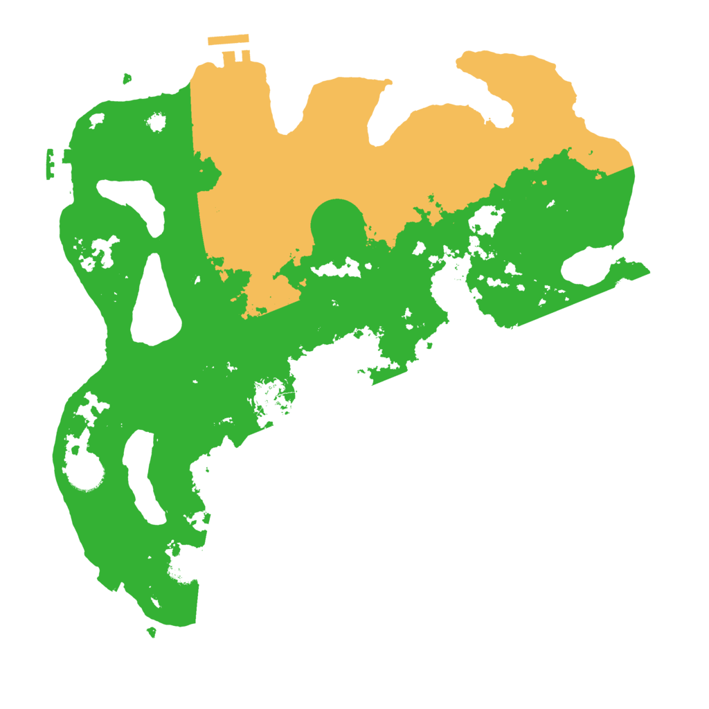 Biome Rust Map: Procedural Map, Size: 3500, Seed: 1972687416