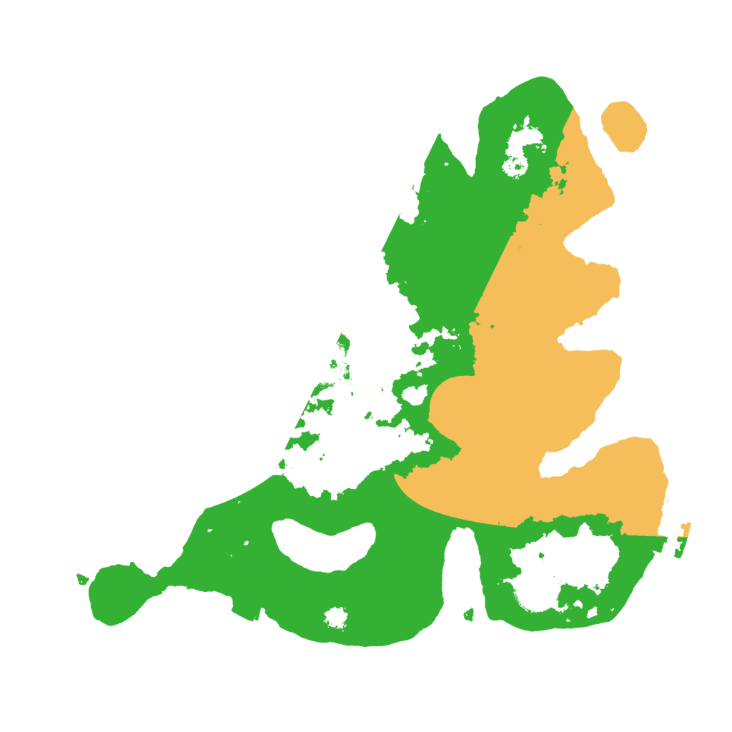 Biome Rust Map: Procedural Map, Size: 3000, Seed: 407261481