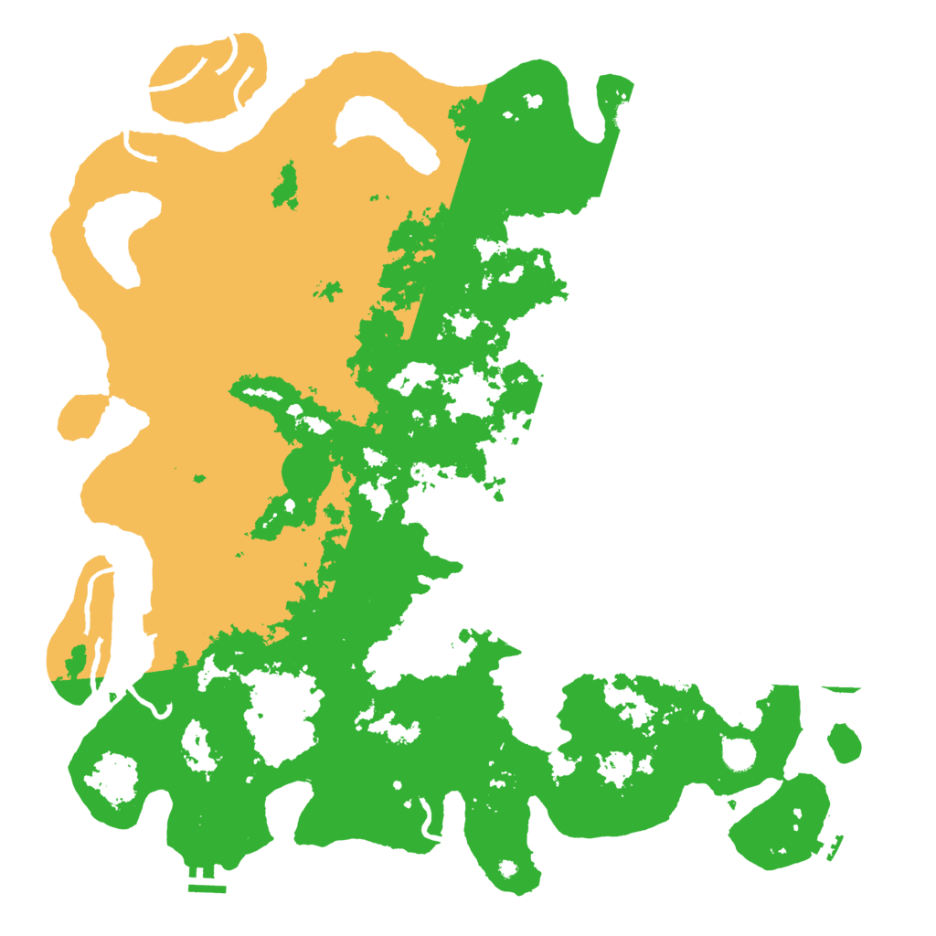 Biome Rust Map: Procedural Map, Size: 5001, Seed: 13824