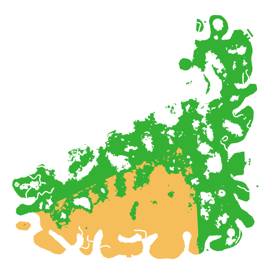 Biome Rust Map: Procedural Map, Size: 6000, Seed: 511788325