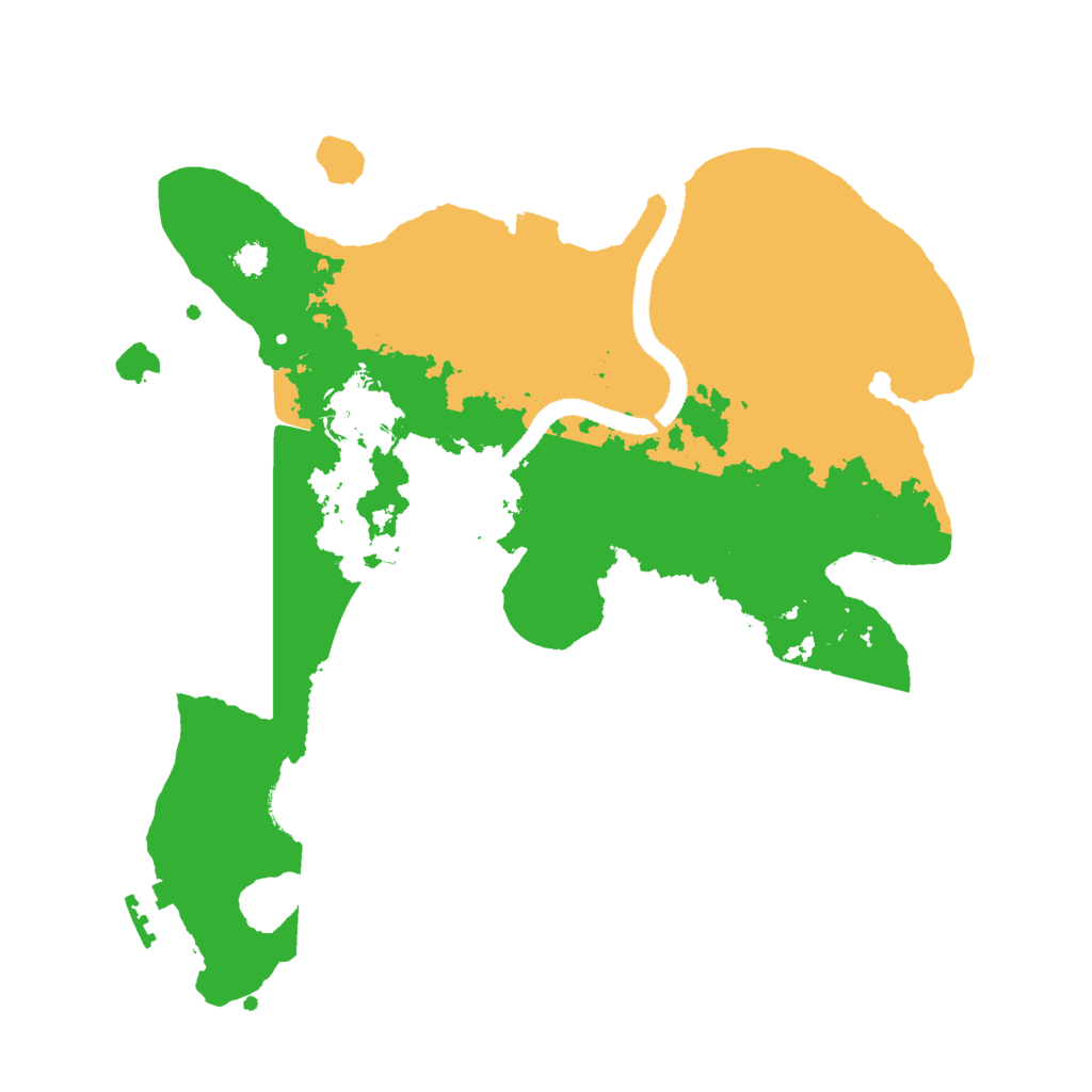 Biome Rust Map: Procedural Map, Size: 3000, Seed: 3896174