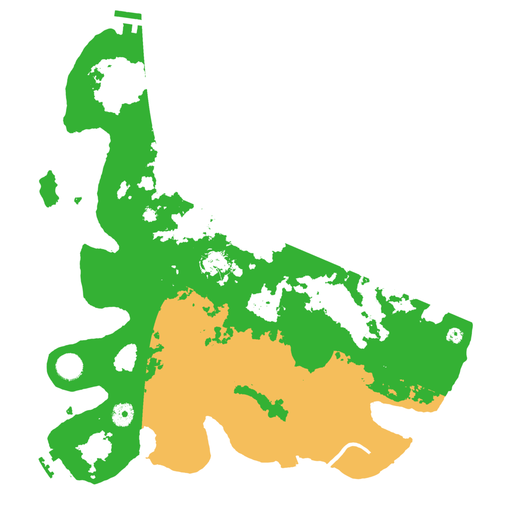 Biome Rust Map: Procedural Map, Size: 3450, Seed: 1058434242