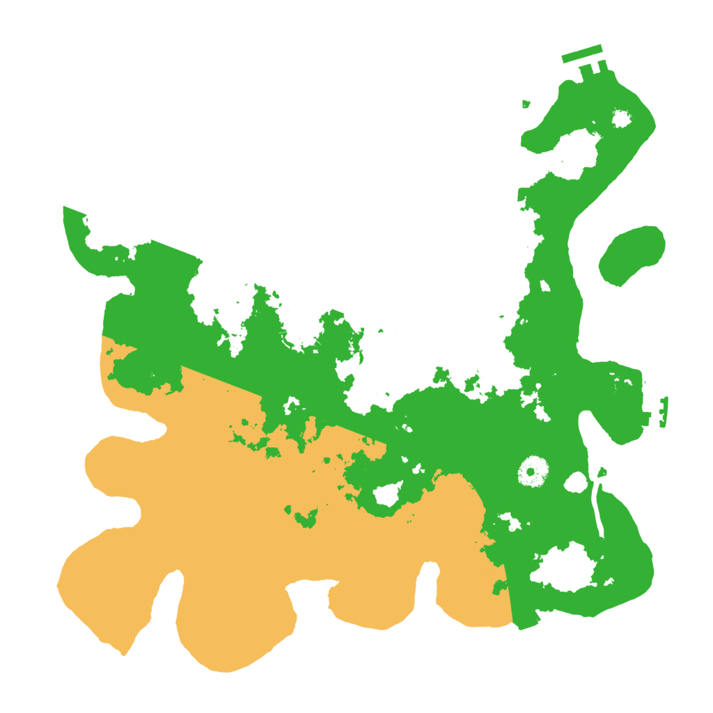 Biome Rust Map: Procedural Map, Size: 3500, Seed: 1237650223