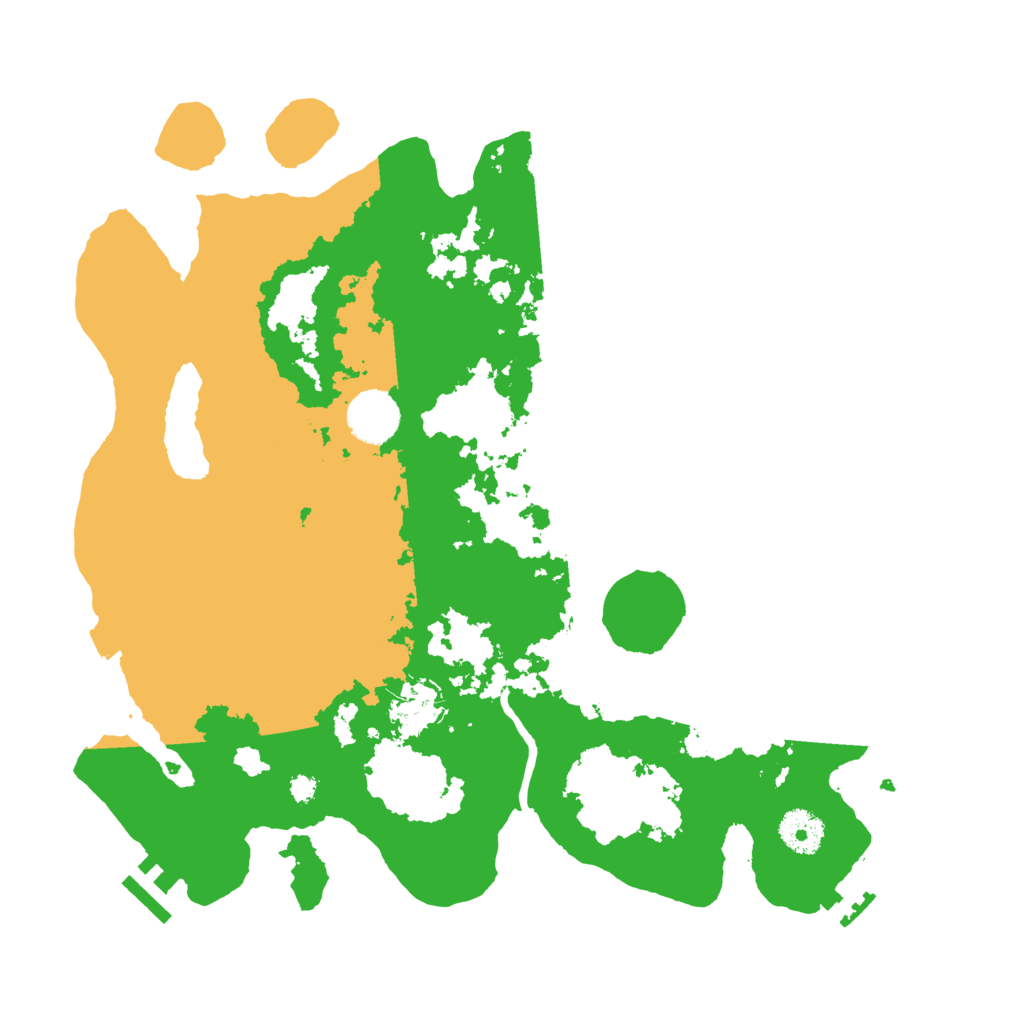 Biome Rust Map: Procedural Map, Size: 3500, Seed: 177775