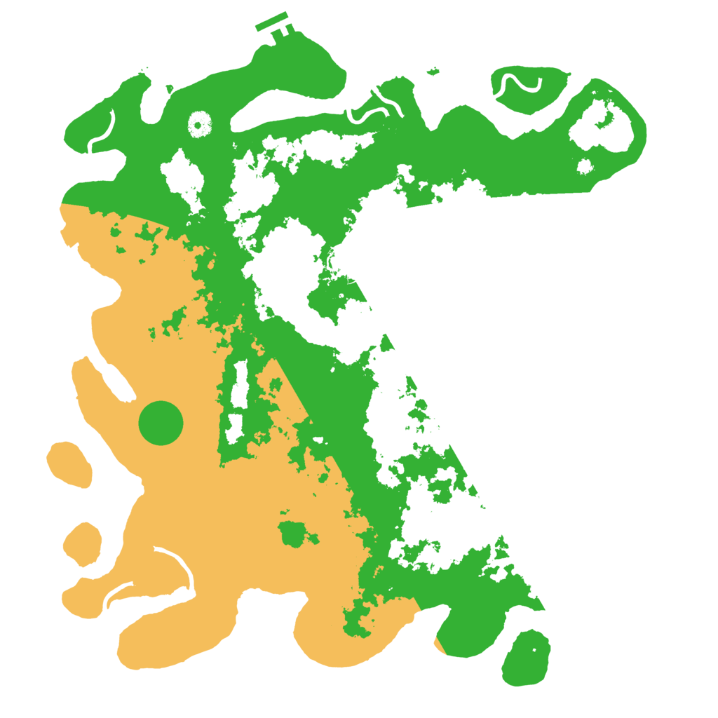 Biome Rust Map: Procedural Map, Size: 4250, Seed: 1111119111