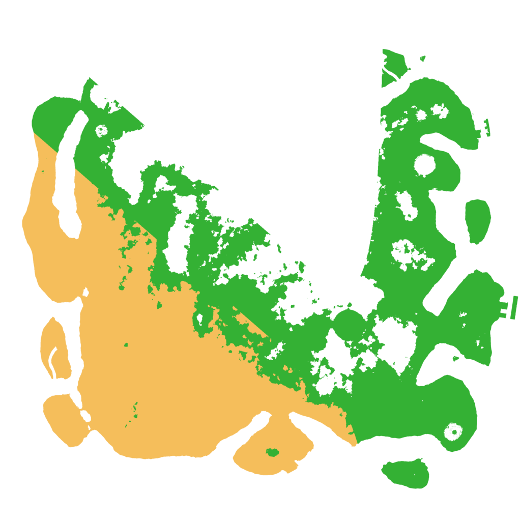 Biome Rust Map: Procedural Map, Size: 4500, Seed: 81529191