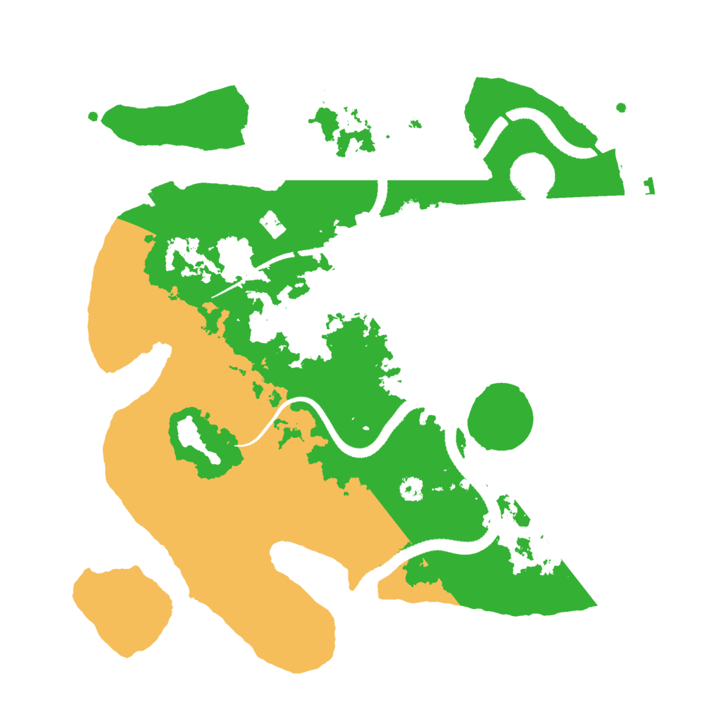 Biome Rust Map: Procedural Map, Size: 3000, Seed: 186026539