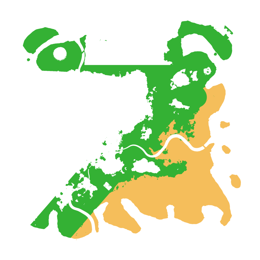 Biome Rust Map: Procedural Map, Size: 3500, Seed: 357496348