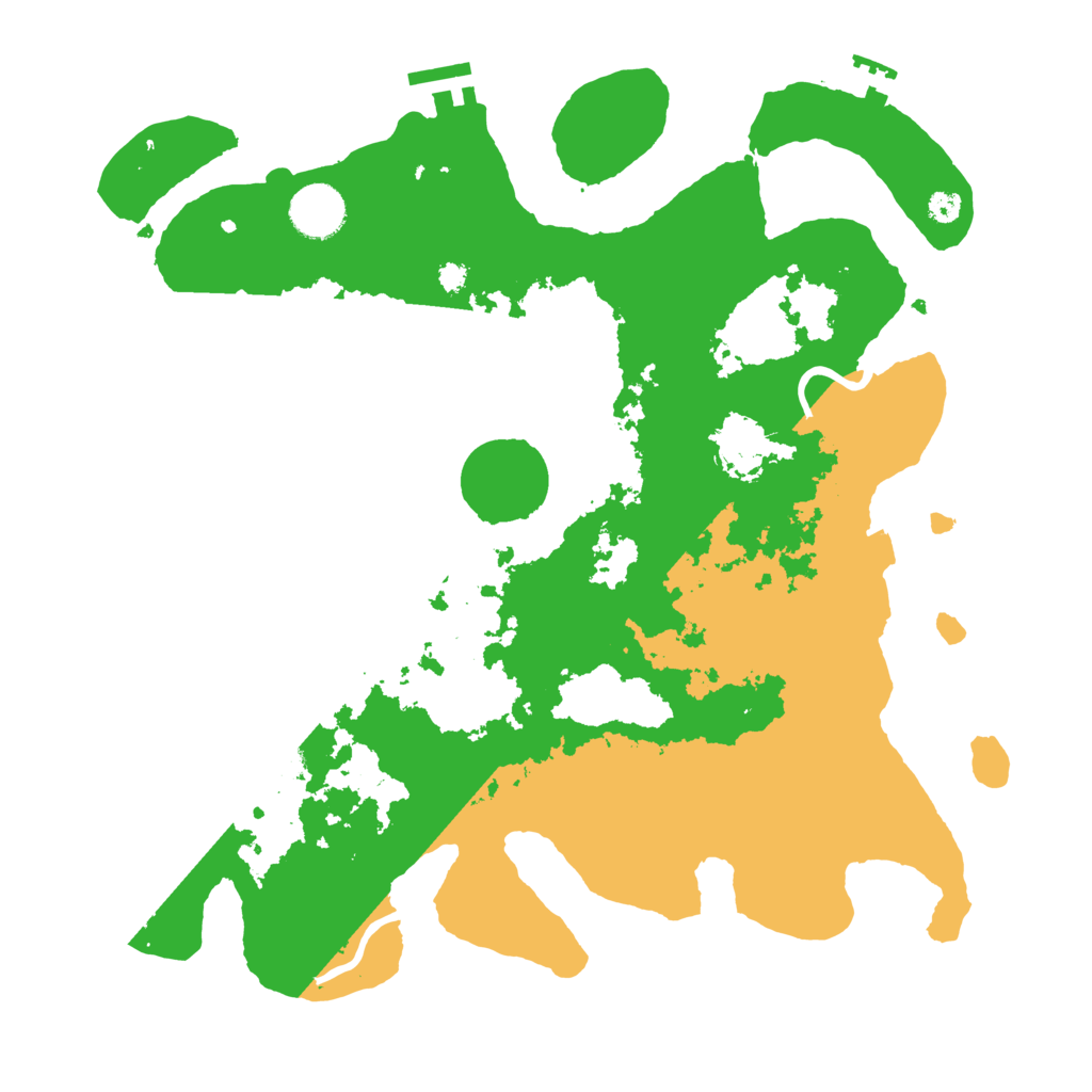 Biome Rust Map: Procedural Map, Size: 3500, Seed: 357496348