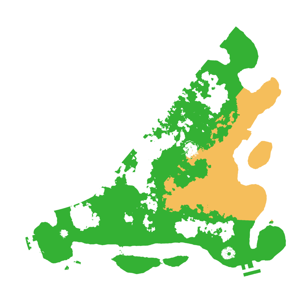 Biome Rust Map: Procedural Map, Size: 3500, Seed: 912432246