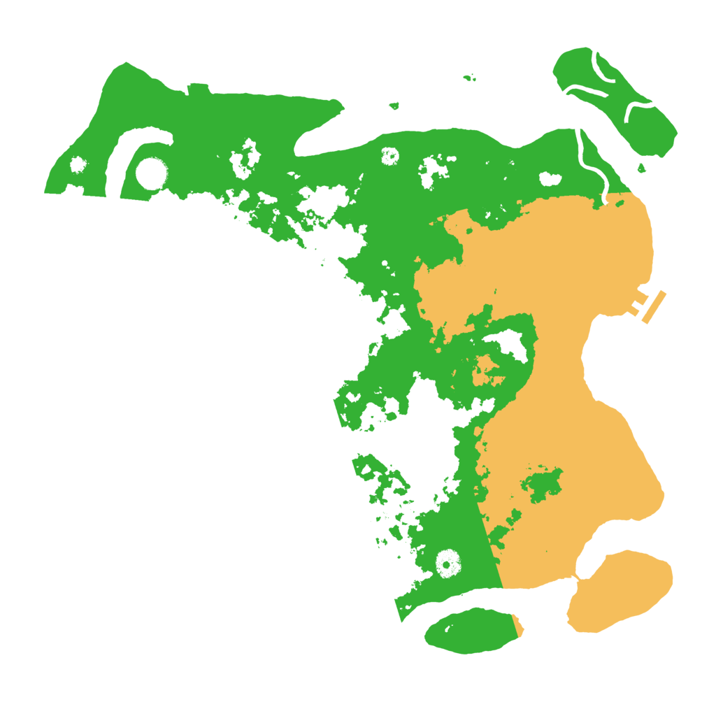 Biome Rust Map: Procedural Map, Size: 4000, Seed: 8659208