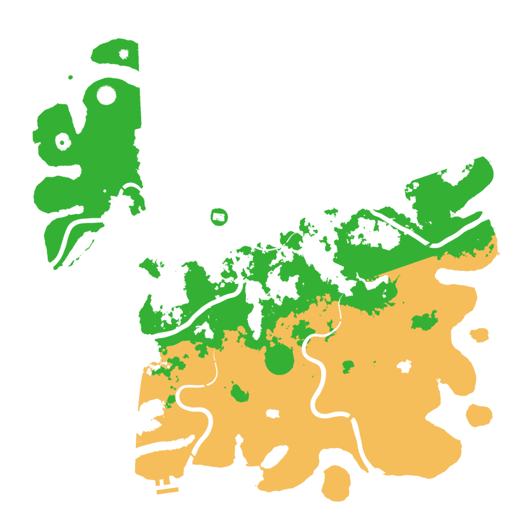 Biome Rust Map: Procedural Map, Size: 4800, Seed: 39828