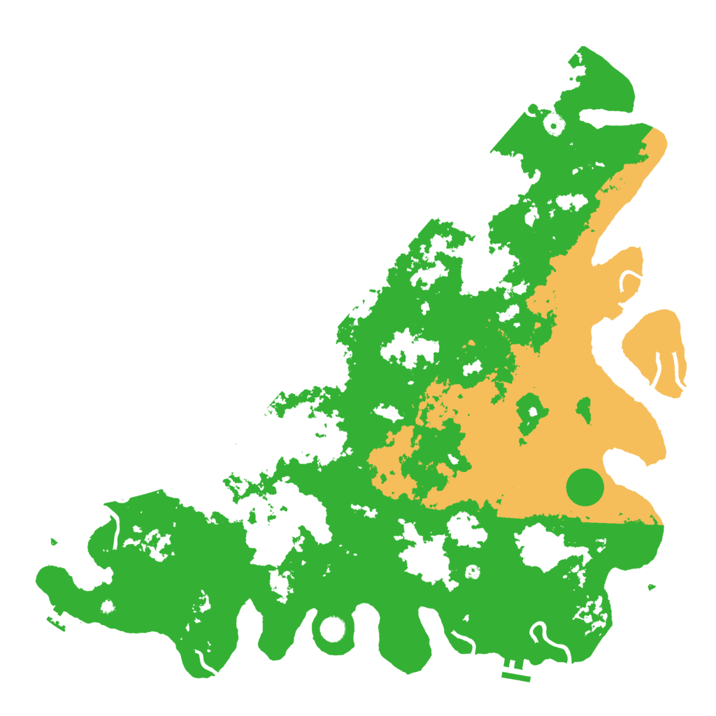 Biome Rust Map: Procedural Map, Size: 5000, Seed: 117306259