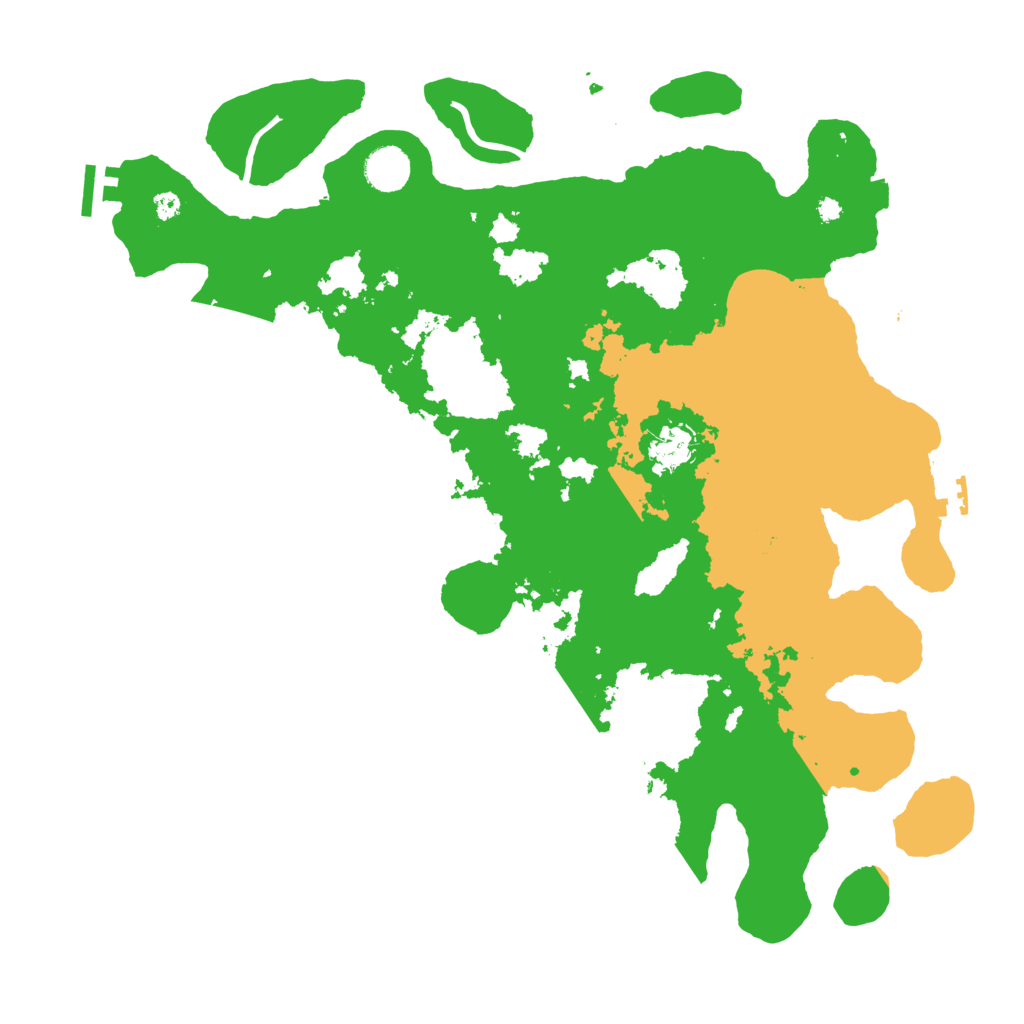 Biome Rust Map: Procedural Map, Size: 4000, Seed: 1814774543