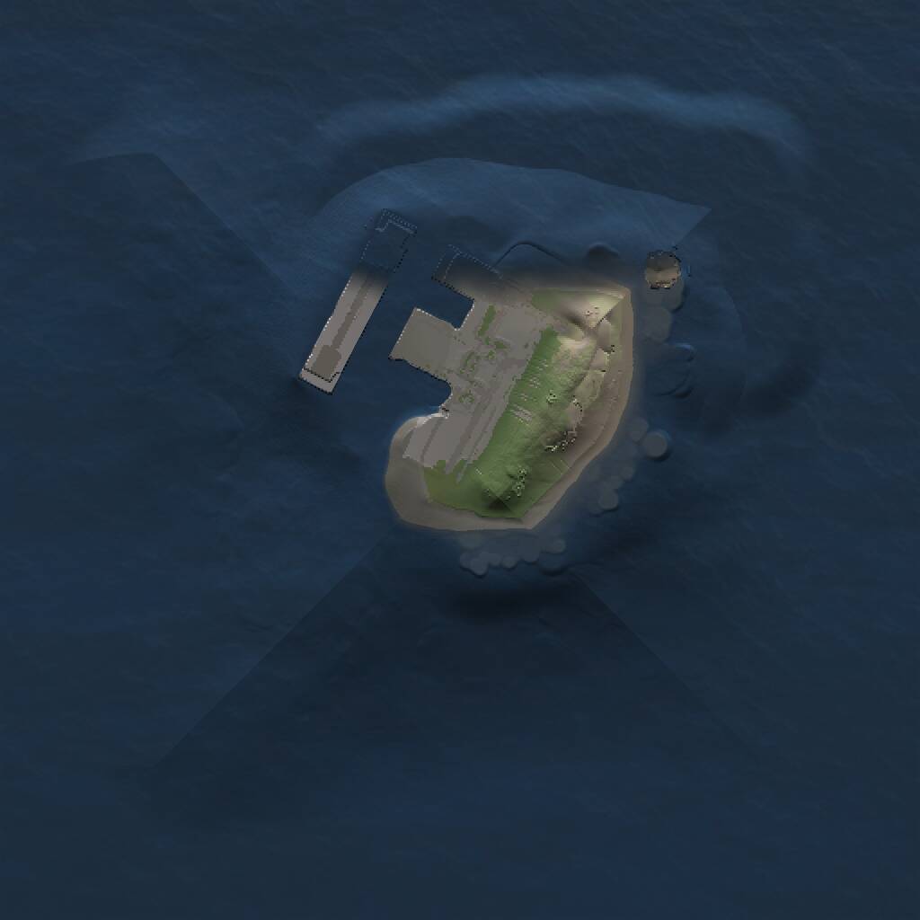 Rust Map: Procedural Map, Size: 1000, Seed: 658496498, 2 Monuments