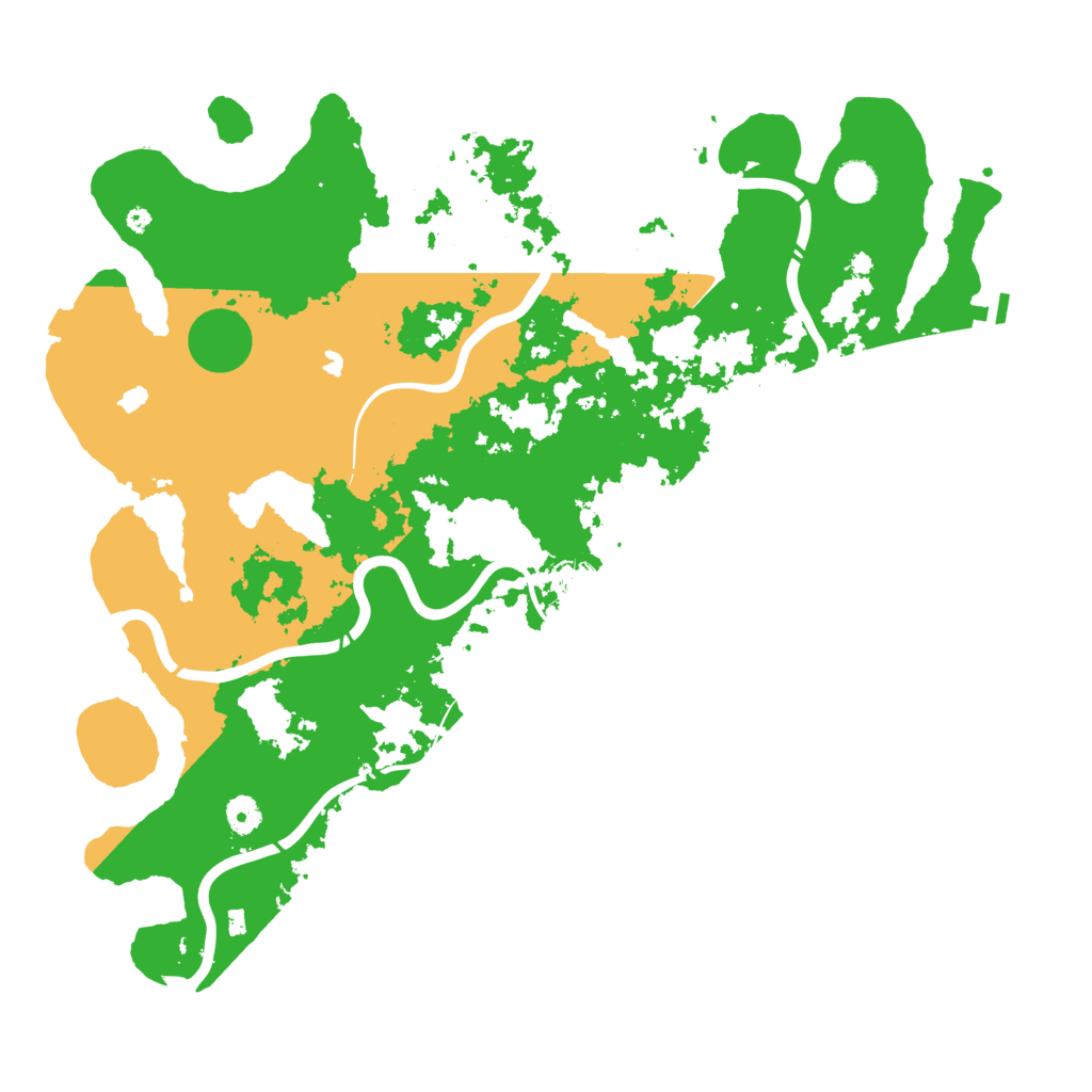 Biome Rust Map: Procedural Map, Size: 4500, Seed: 23233423
