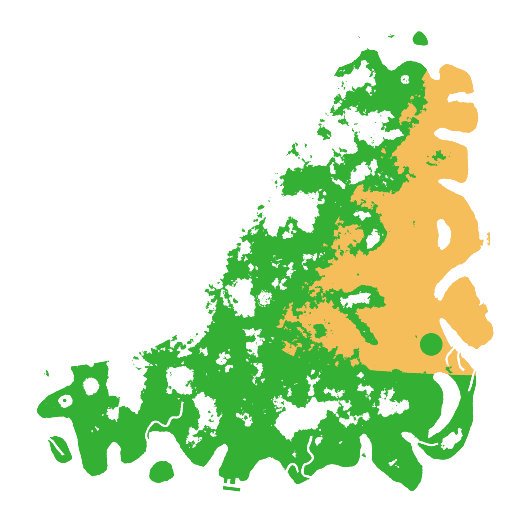 Biome Rust Map: Procedural Map, Size: 6000, Seed: 826239676