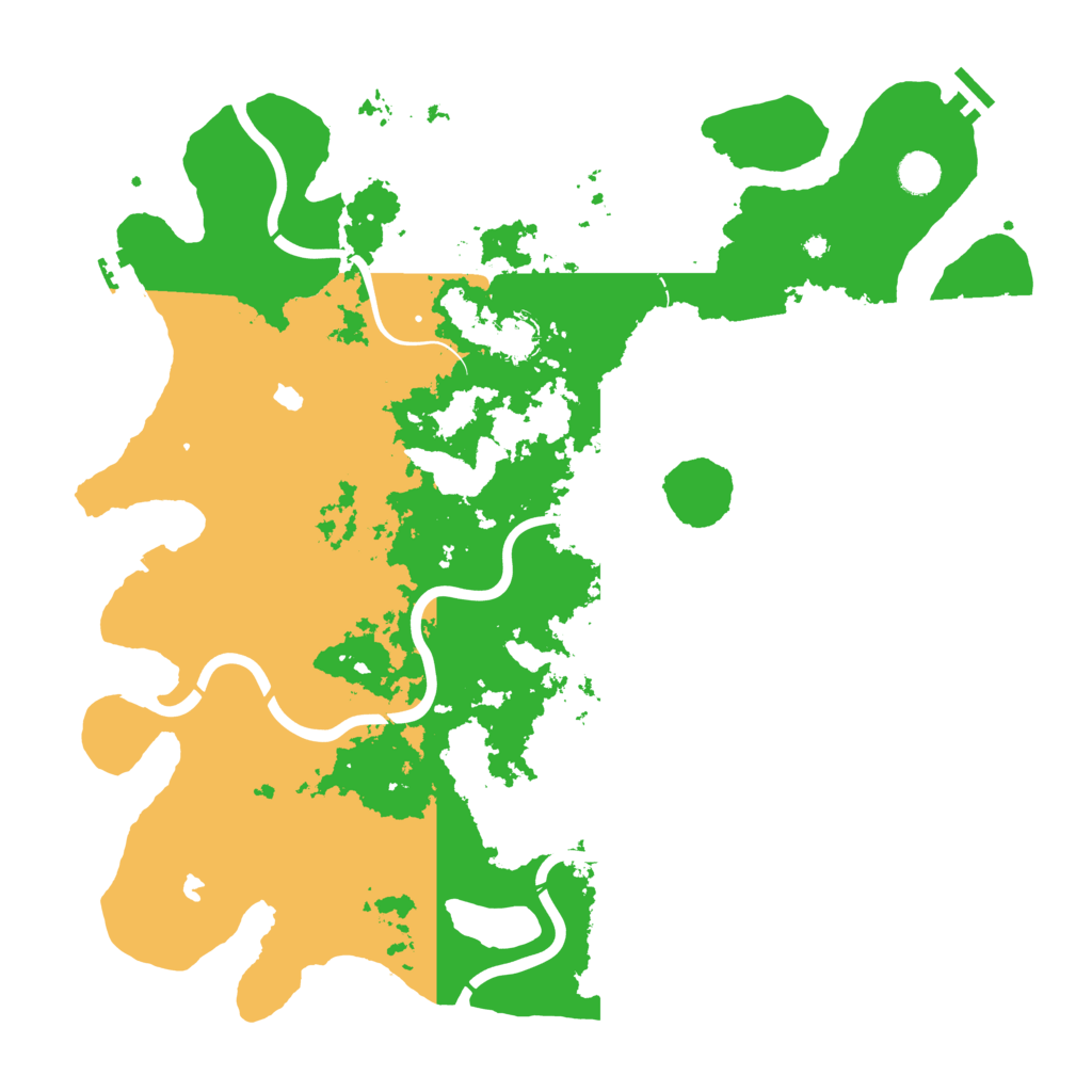 Biome Rust Map: Procedural Map, Size: 4500, Seed: 1863299582