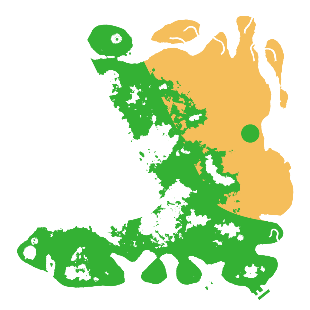 Biome Rust Map: Procedural Map, Size: 4500, Seed: 1146225037