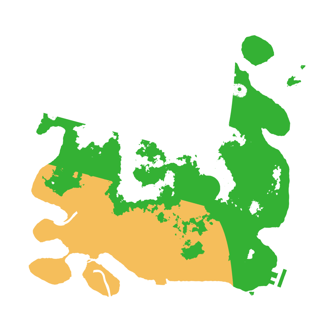 Biome Rust Map: Procedural Map, Size: 3500, Seed: 362539842