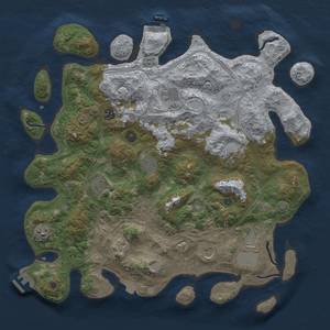 Thumbnail Rust Map: Procedural Map, Size: 4250, Seed: 469209422, 17 Monuments