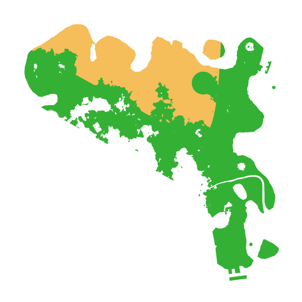 Biome Rust Map: Procedural Map, Size: 3500, Seed: 1490609434