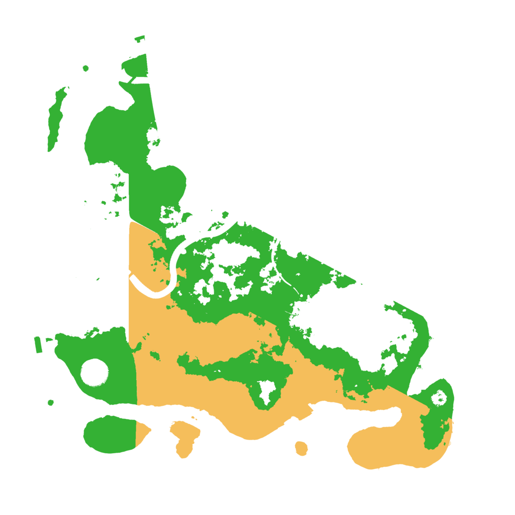 Biome Rust Map: Procedural Map, Size: 3500, Seed: 1104510223