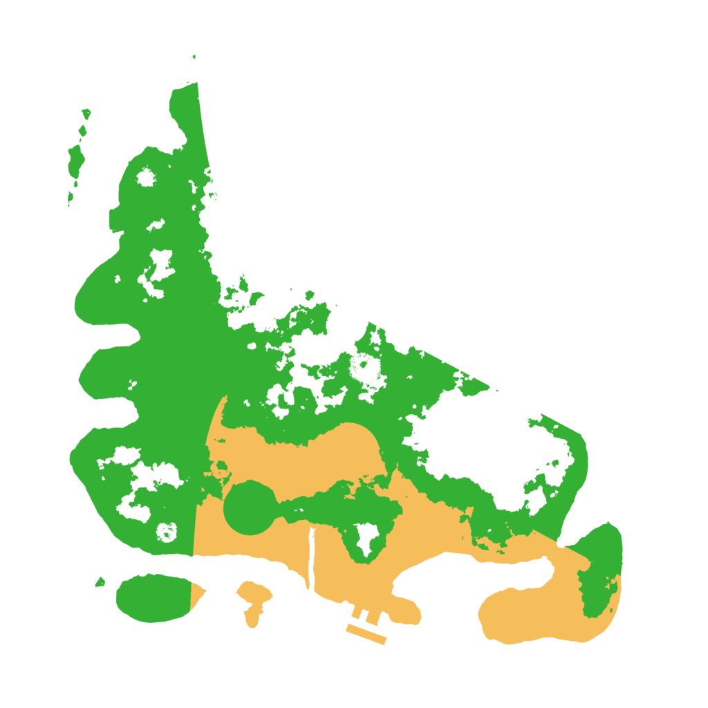 Biome Rust Map: Procedural Map, Size: 3500, Seed: 1104510223