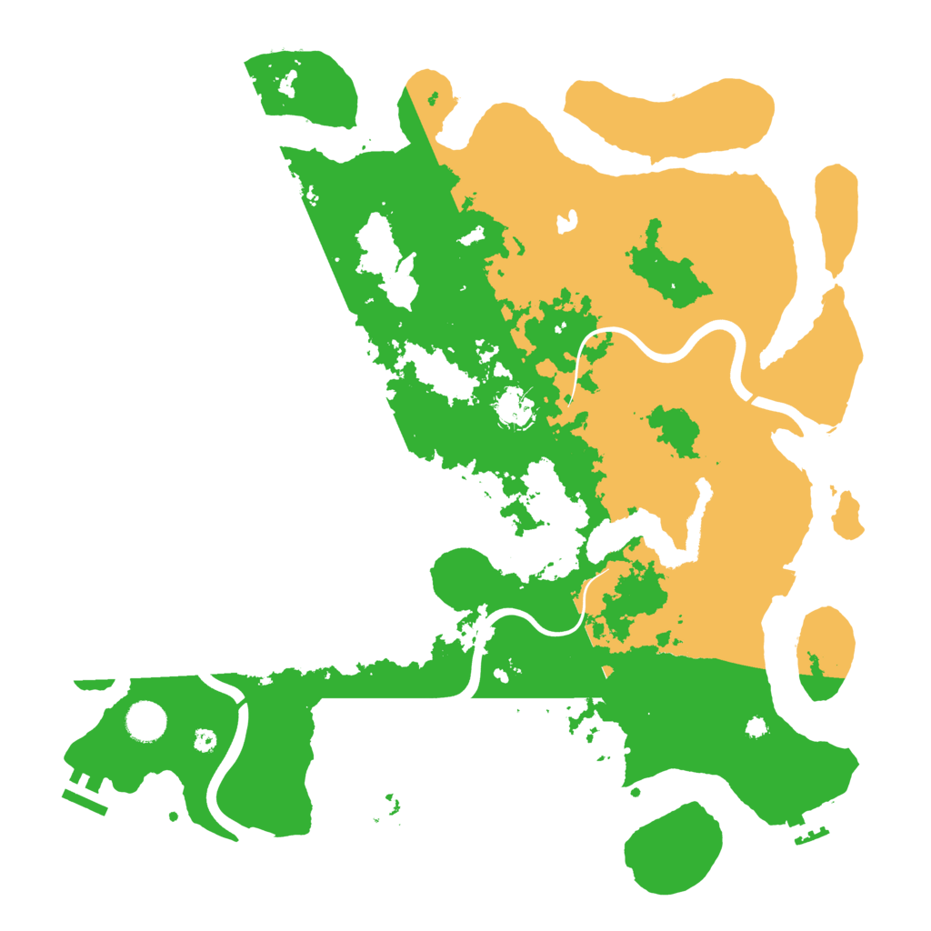 Biome Rust Map: Procedural Map, Size: 4000, Seed: 701293838