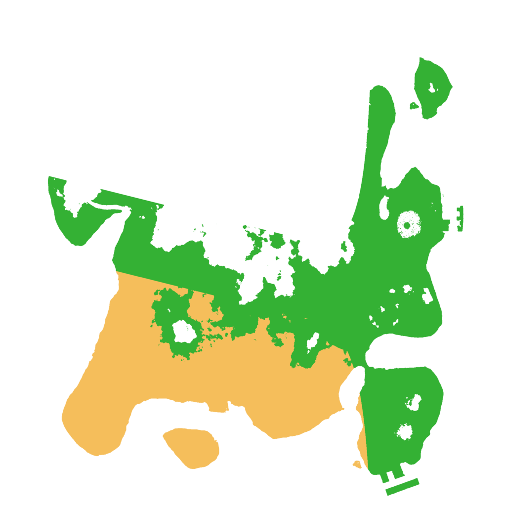 Biome Rust Map: Procedural Map, Size: 3000, Seed: 1740660615