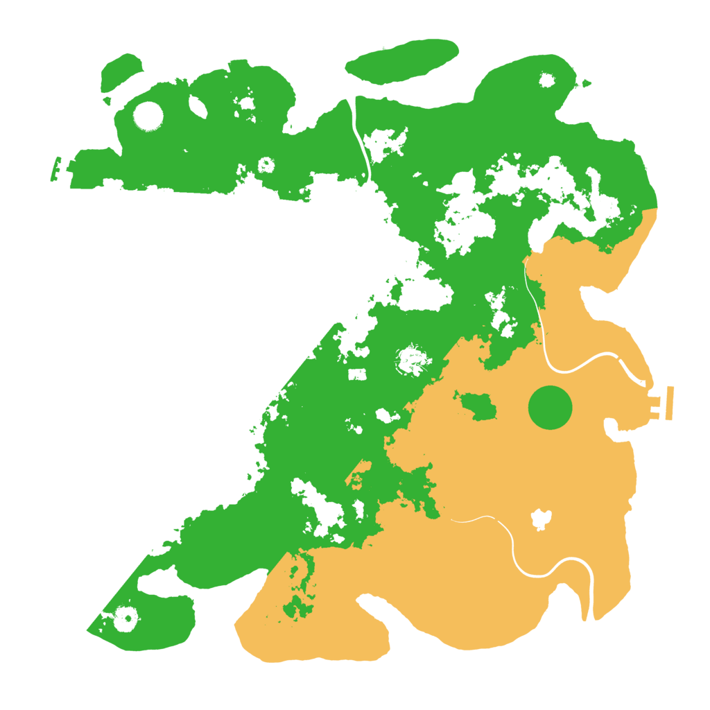 Biome Rust Map: Procedural Map, Size: 4250, Seed: 935243717