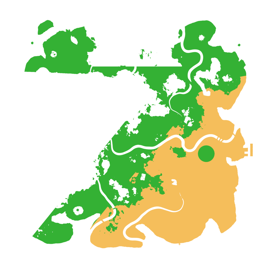 Biome Rust Map: Procedural Map, Size: 4250, Seed: 935243717