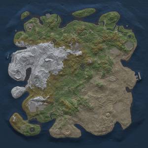 Thumbnail Rust Map: Procedural Map, Size: 4250, Seed: 935243717, 19 Monuments