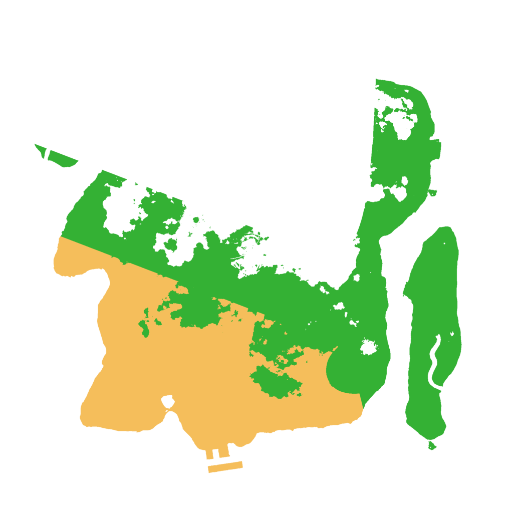 Biome Rust Map: Procedural Map, Size: 3000, Seed: 1322640239