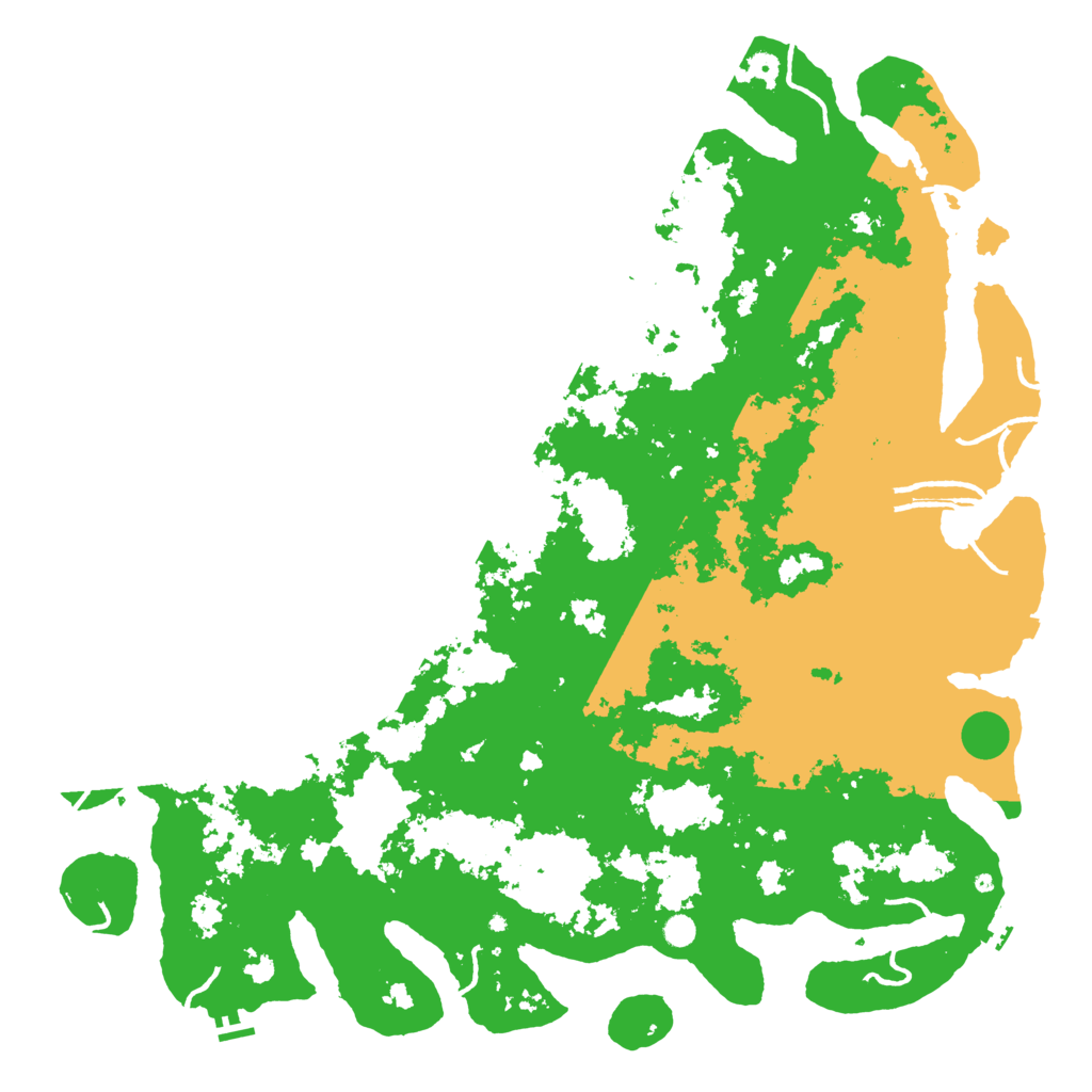 Biome Rust Map: Procedural Map, Size: 6000, Seed: 958429870