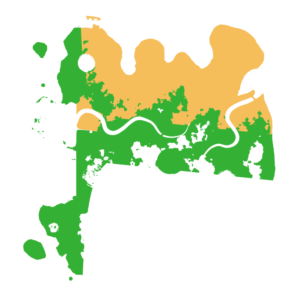 Biome Rust Map: Procedural Map, Size: 3200, Seed: 1614974267