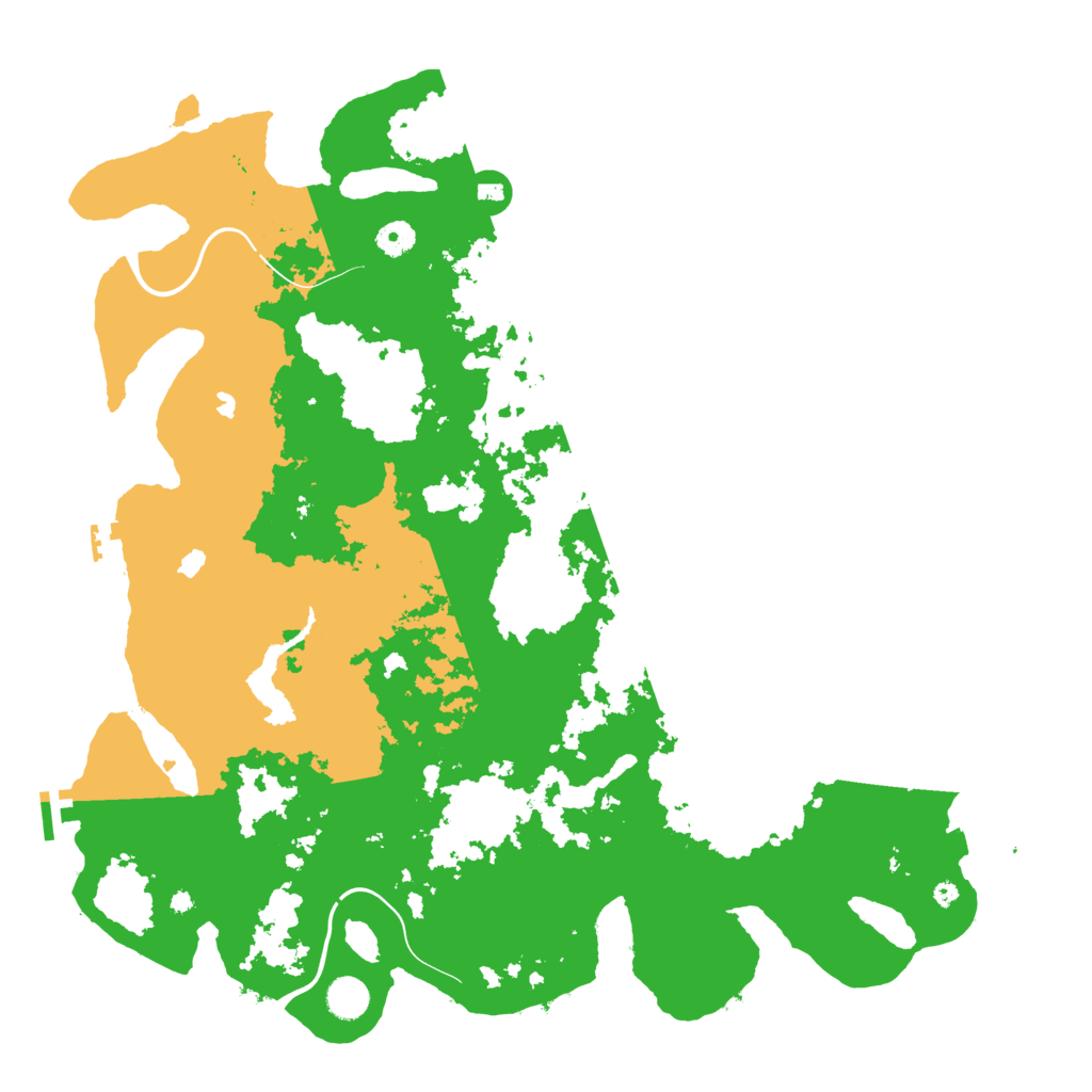 Biome Rust Map: Procedural Map, Size: 4500, Seed: 288945510