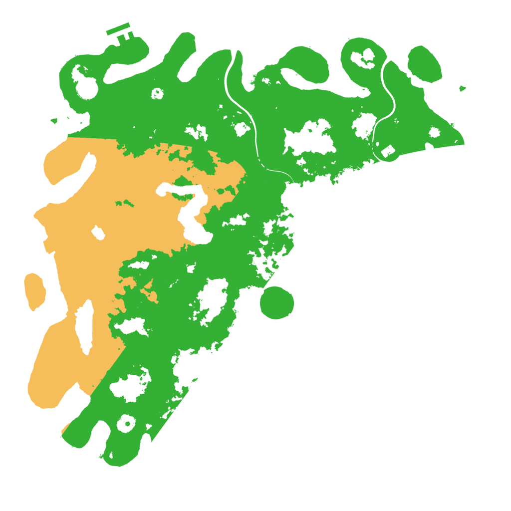 Biome Rust Map: Procedural Map, Size: 4250, Seed: 69251078